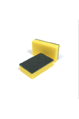 Caterers Sponge Scourer Pack of 10 for stubborn dirt removal and general cleaning.