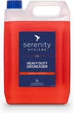 Heavy Duty Degreaser Concentrate 5L bottle for deep cleaning and degreasing.