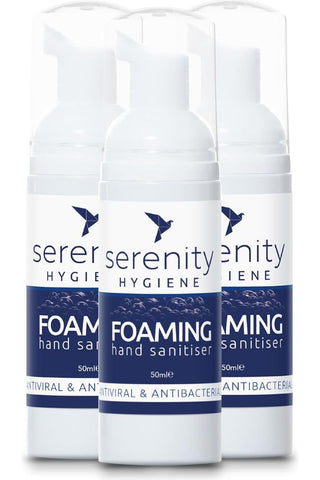 Unscented Hand Foam Sanitiser, alcohol-free, effective biocide, gentle on skin, UK made.