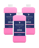 Antibacterial unscented surface sanitiser bottles, eco-friendly and food safe, ideal for all hard surfaces.