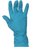 Professional heavy duty rubber gloves, flock lined, latex free, color coded, ideal for commercial use.